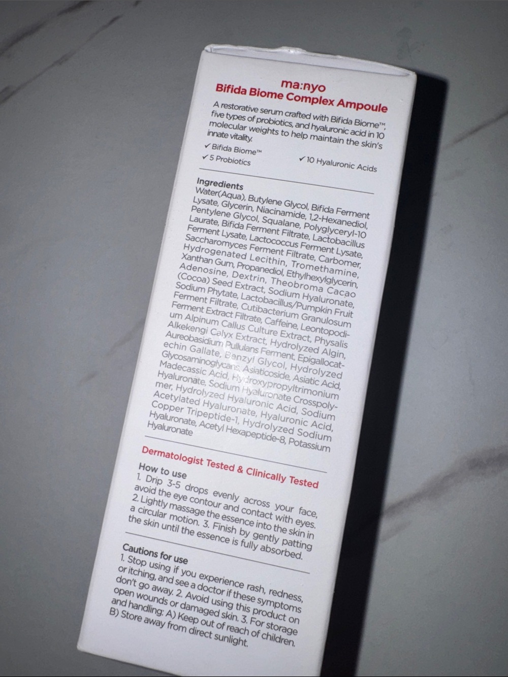 Bifida Biome Complex Ampoule - Brown Bottle, 30 ml - Picture 4 of 6